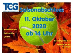 Read more about the article Saisonabschluss 11. Oktober 2020