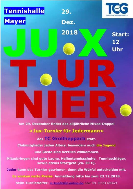 Read more about the article Rückblick JUX-Turnier 2018